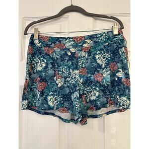 NWT SOMA Cool Nights Relaxed Pajama Short Tranquil Poseidon Sz Medium